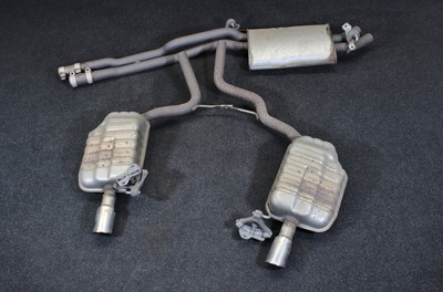 Original Audi A4 B6 8E 2.4 FSI Aupuff Abgasanlage Doppelflutig  