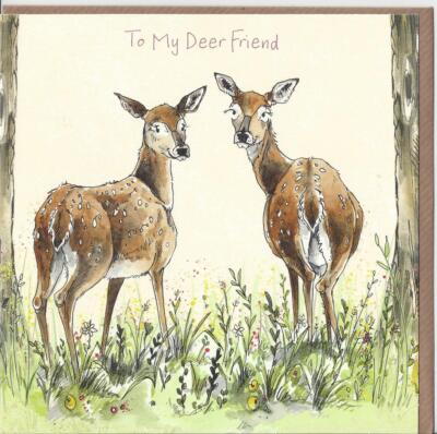 Geburtstagskarte - To My Deer Friend - Gracie Tapner Qualität NEU