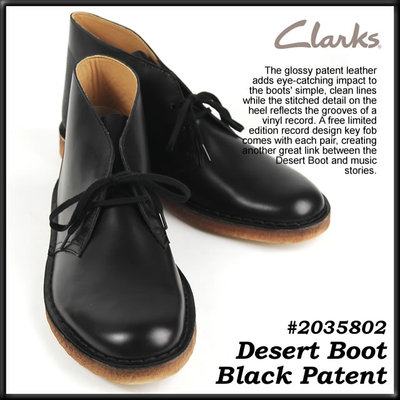 clarks patent desert boots