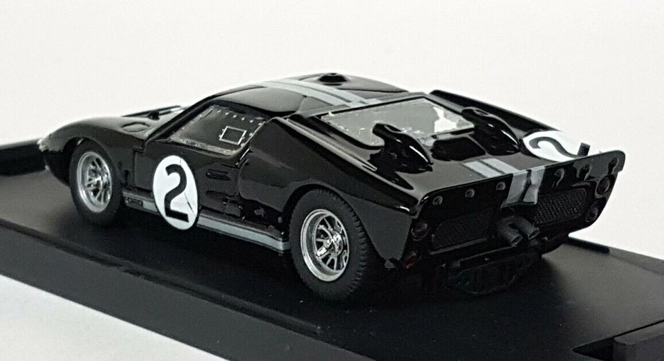 Bang 1/43 - 7081 Ford GT40 MK2 Le Mans 1966 Black Diecast Model Car — 第 4/4 张图片