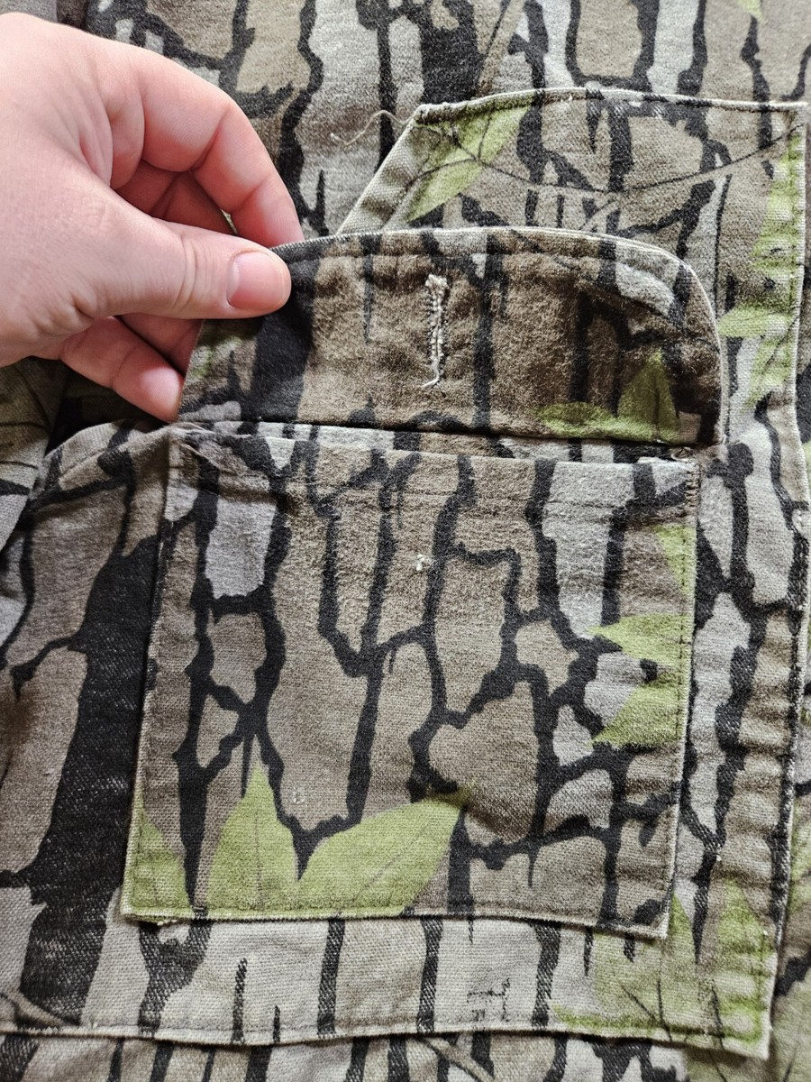 Pella Big Dutch Camo Trebark Camouflage Jacket Vintage 80s Coat