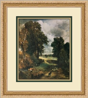 John Constable The Cornfield Custom Framed Print