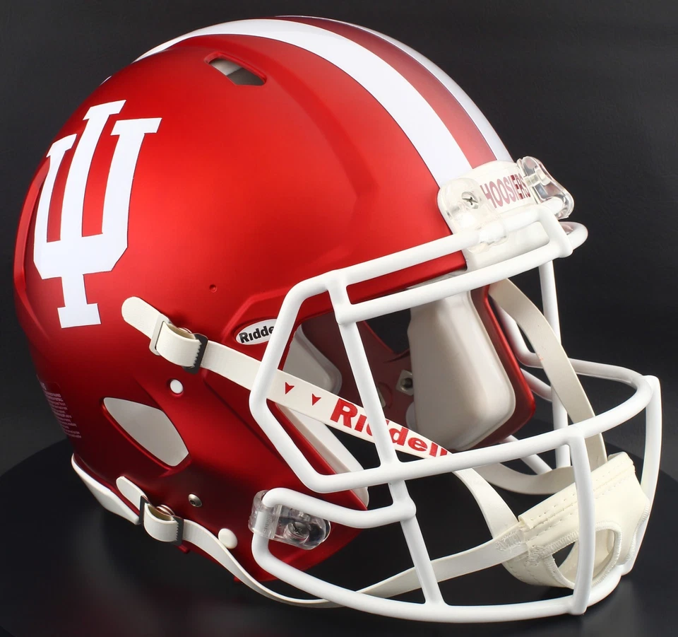 INDIANA HOOSIERS NCAA Riddell Speed Full Size AUTHENTIC Football Helmet - Image 2 of 4