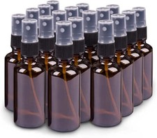 Culinaire 24 Pack Set Amber 2 Oz Spray Mist Glass Bottles