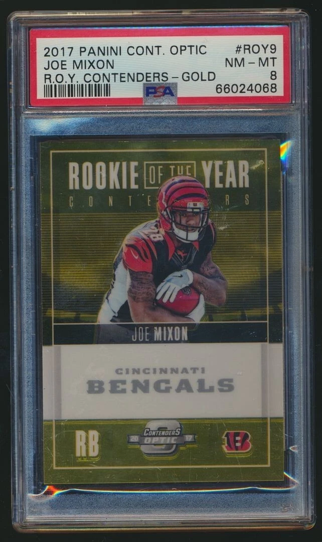 Joe Mixon Panini Contenders Optic Rookie of the Year Contenders #ROY9 Gold