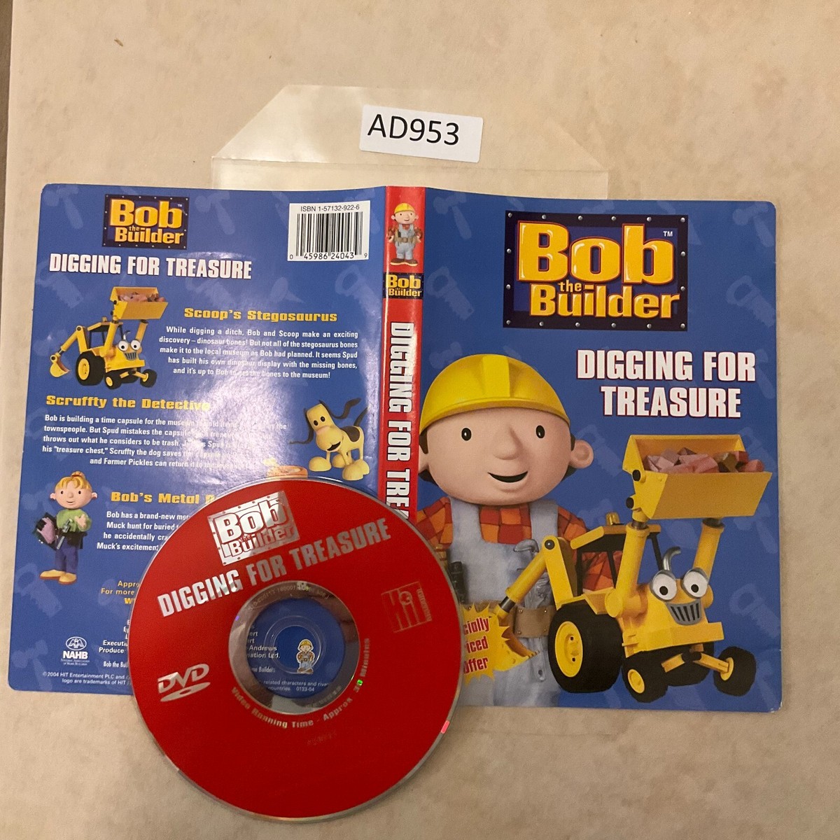 Bob the Builder: Digging for Treasure DVD No Case No