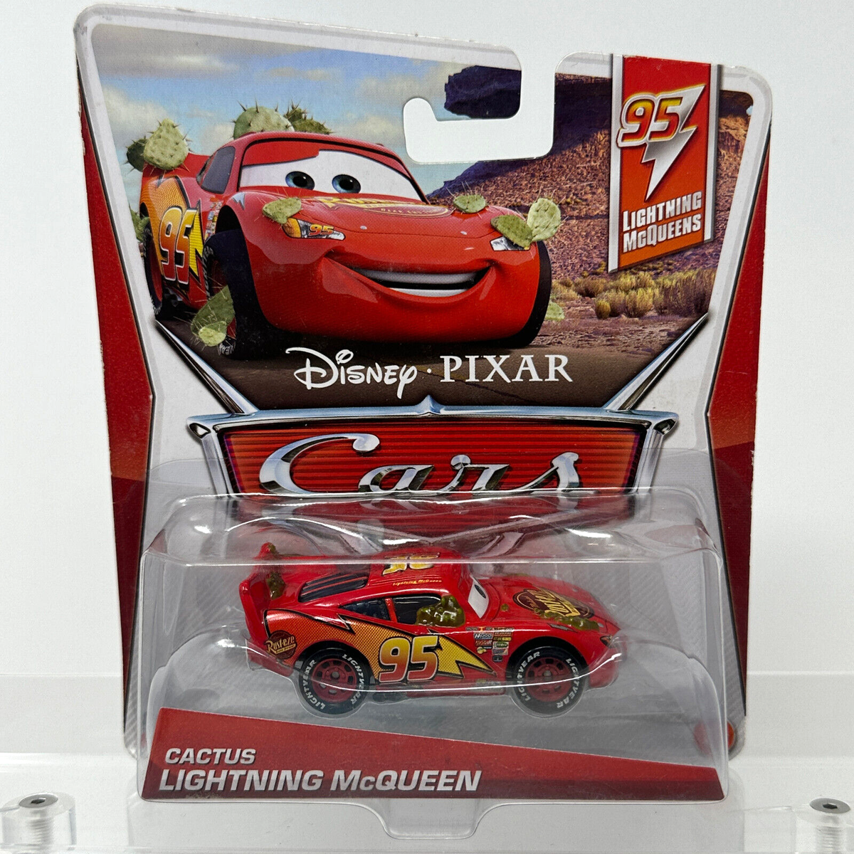 Disney Pixar Cars Cactus Lightning McQueen 95 New Mattel | eBay