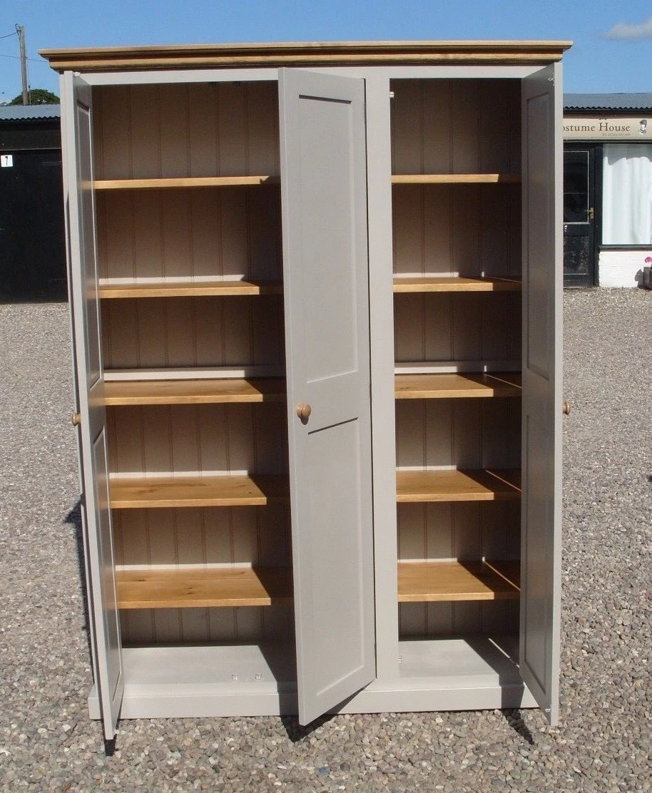 Hall Storage Cupboard Boot Room Utility 3 Door Fully Shelved eBay