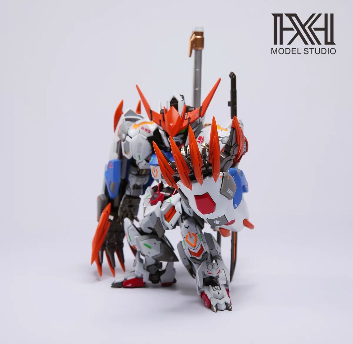 MGSD Barbatos Fourth Form Gundam Assembled Model Spray Paint