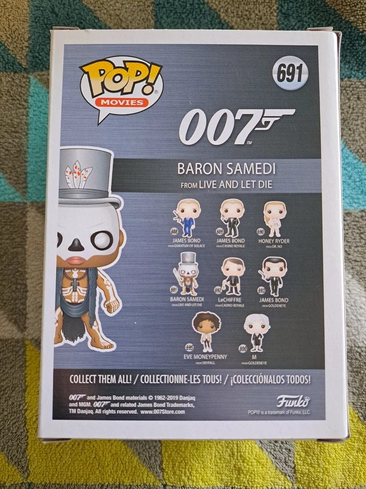 Baron Samedi Pop 691 - James Bond 007 Funko Pop! Vinilo 2019 abovedado + protector Foto 4 de 4