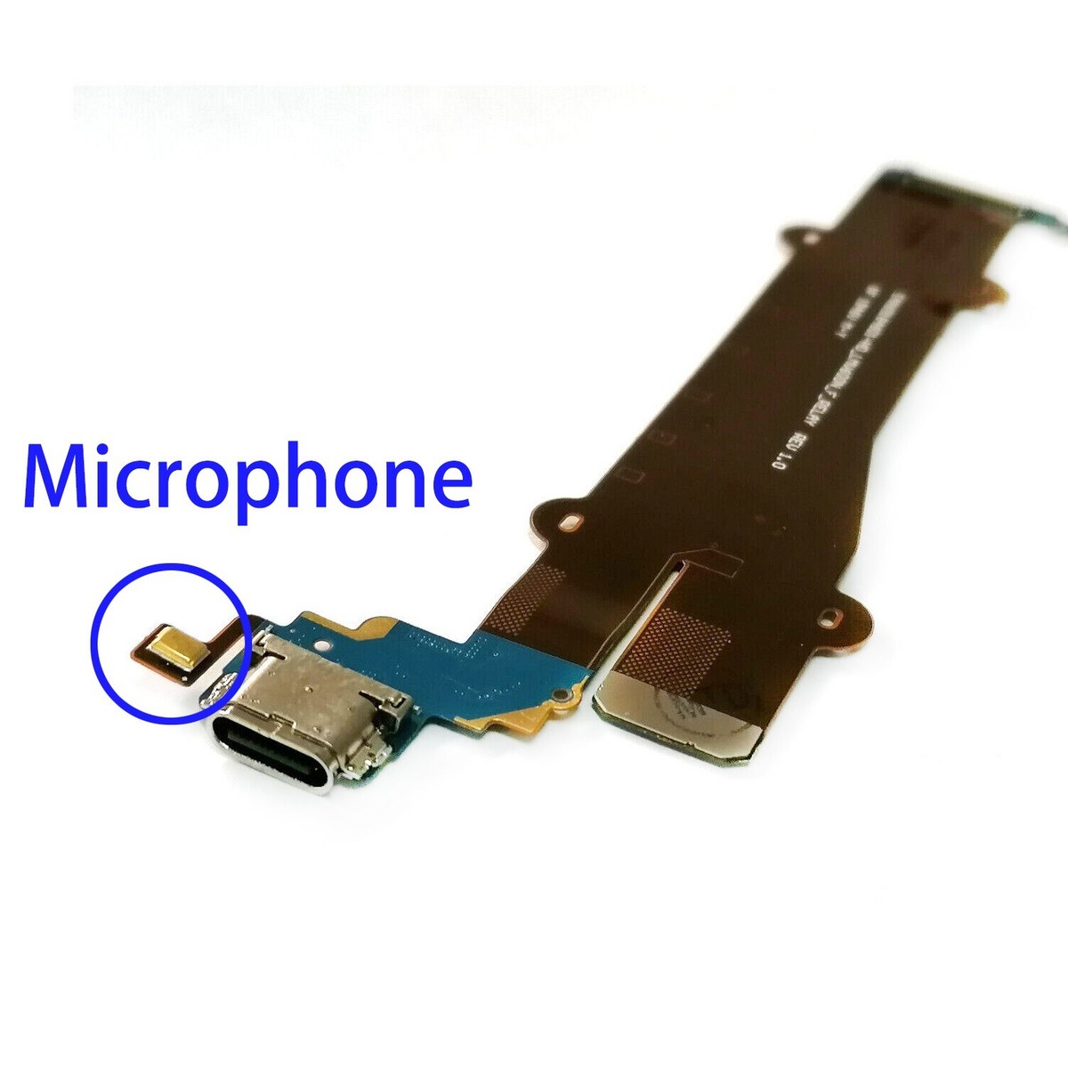 OEM USB Charging Port Board Flex Cable + Microphone +IC For LG V60