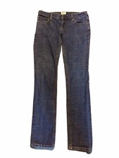 Free People Jeans Size 30 Blue Low Rise Straight Denim