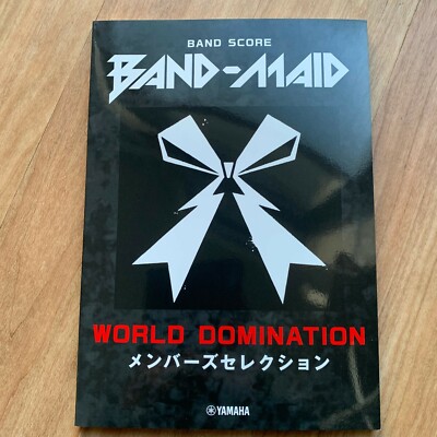 BAND-MAID Band Score Book WORLD DOMINATION Photo How to Play Music