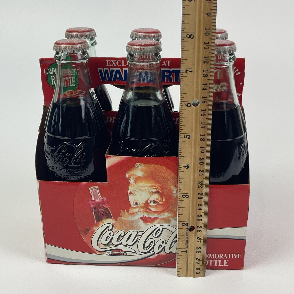Coca-Cola オリンピック記念サンタなど9本94年~21年(M51) New! 1994 Commemorative Coca Cola Six Pack Of Glass Bottles Santa