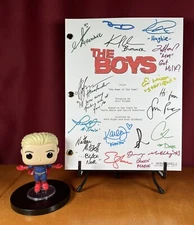 The Boys Pilot Script Signed- Autograph Reprints- The Boys TV Show- Homelander