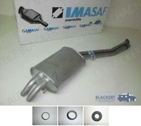 Imasaf ESD Auspuff Endtopf für Mercedes 560 SL (R107/W107) US Version 1985-1989