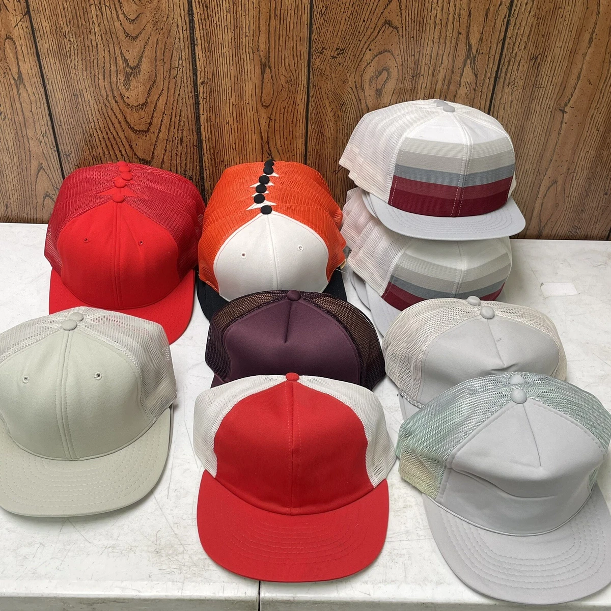 15 Lot Trucker Baseball Hats Caps Foam Mesh Blank Adult Youth Kids Who