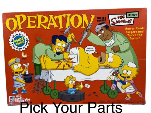 Operation The Simpsons Edition 2005 Board Game Replacement - Pick Your Parts! - Picture 1 of 9