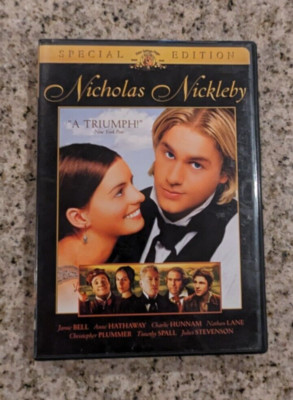 Nicholas Nickleby (DVD, 2003, Special Edition Widescreen) VG Anne Hathaway Jamie