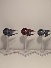Three TIE Interceptors Includes Red Striped Ace - Star Wars X-Wing Miniatures