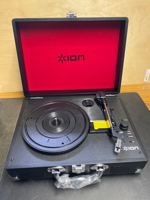 ION audio vinyl motion black, Kofferplattenspieler retro, B-Ware #701_b