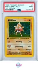 NOCKCHAN POKEMON 7/102 1999 BASE SET 1ST ED. - GERMAN PSA 9
