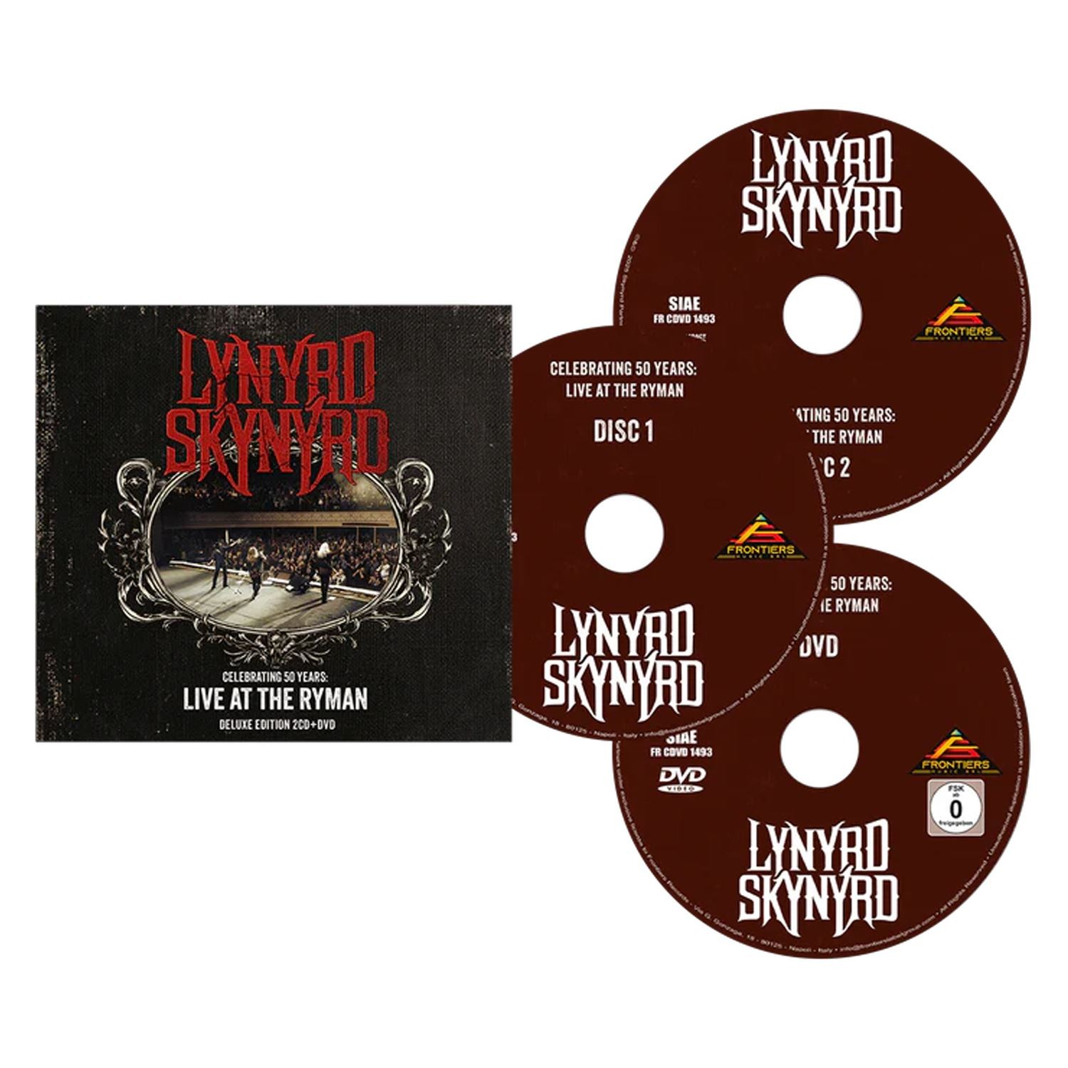 Lynyrd Skynyrd - Celebrating 50 Years: Live at the Ryman 2CD/DVD Album