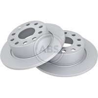 A.B.S. 2X Bremsscheibe Hinten Ø253 Mm Voll FüR Skoda Octavia III Combi 5E5 1.6