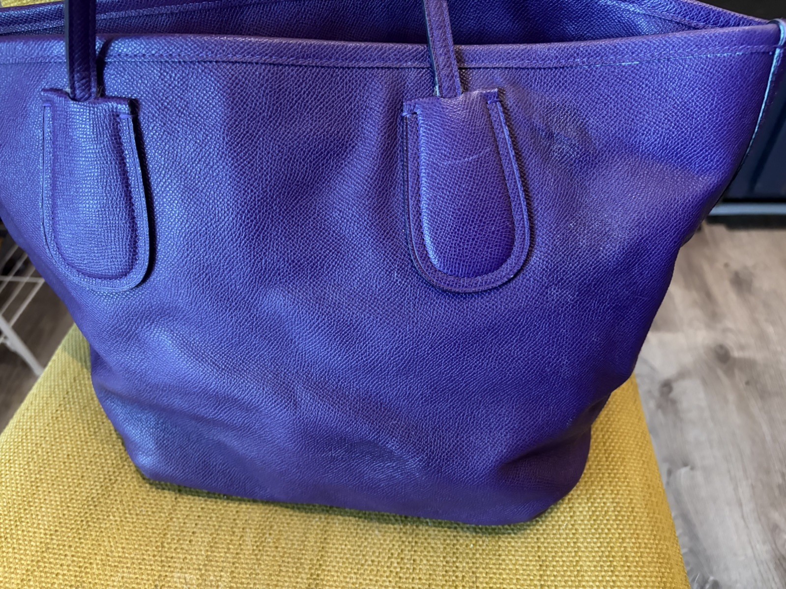 Coach Vintage Purple Taxi Tote Bag - Gem