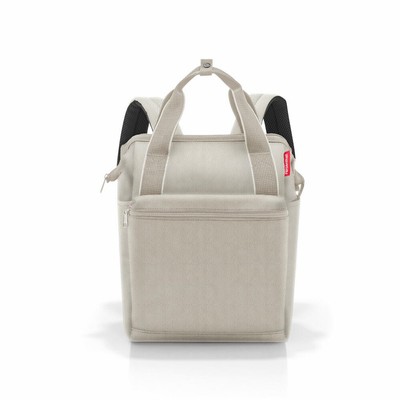 reisenthel allrounder R Rucksack Tragetasche Tasche Herringbone Sand 12 L