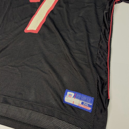 Reebok Michael Vick #7 Atlanta Falcons Jersey Mens Size 2XL Authentic NFL Black - Picture 8 of 10