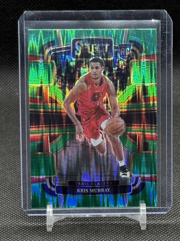 2023-24 Select - Concourse Kris Murray Rookie #91 Green Shock Prizm (RC)