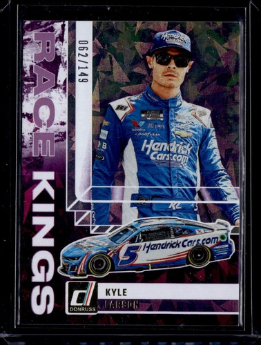 2025 Donruss Racing Race #1 Kings Kyle Larson Purple Cracked Ice 062/149! - Picture 1 of 2