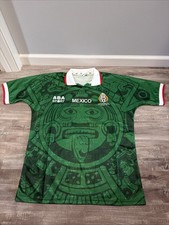 ABA Sport Mexico 1998 World Cup Home Jersey Green FIFA France XL