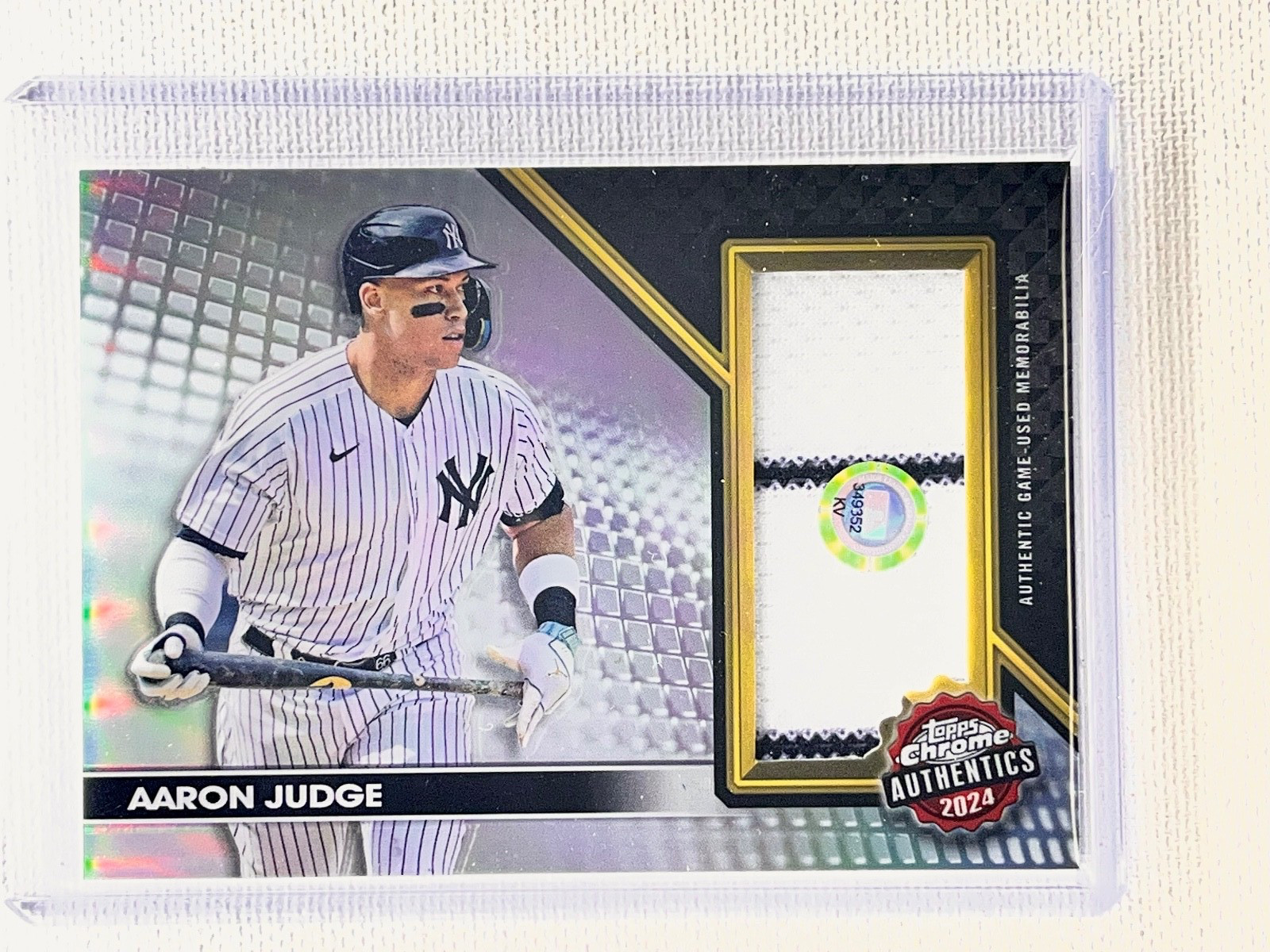 2024 Topps Chrome Authentics Relic Aaron Judge #TCA-AJ Jackie Robinson Day