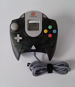 🎮 DREAMCAST 🎮 GAMING CONTROLLER 🖤 CLEAR BLACK 🖤 WITH BOX  / INSTRUCTIONS 