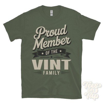 STOLZES MITGLIED DER VINTAGE FAMILIE T-SHIRT Nachname Nachname Erbe Abstammung