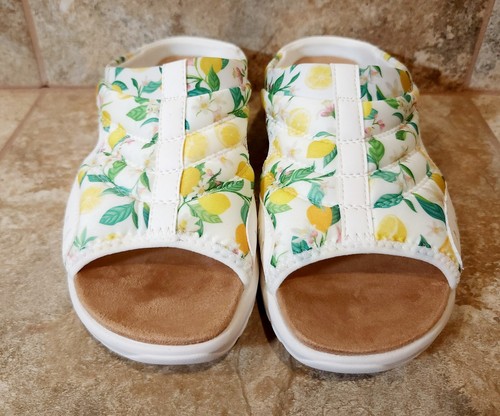 Easy Spirit | Traciee White Comfort Beach Sandals Slides Women's Size 6.5 W NEW! - Picture 4 of 11