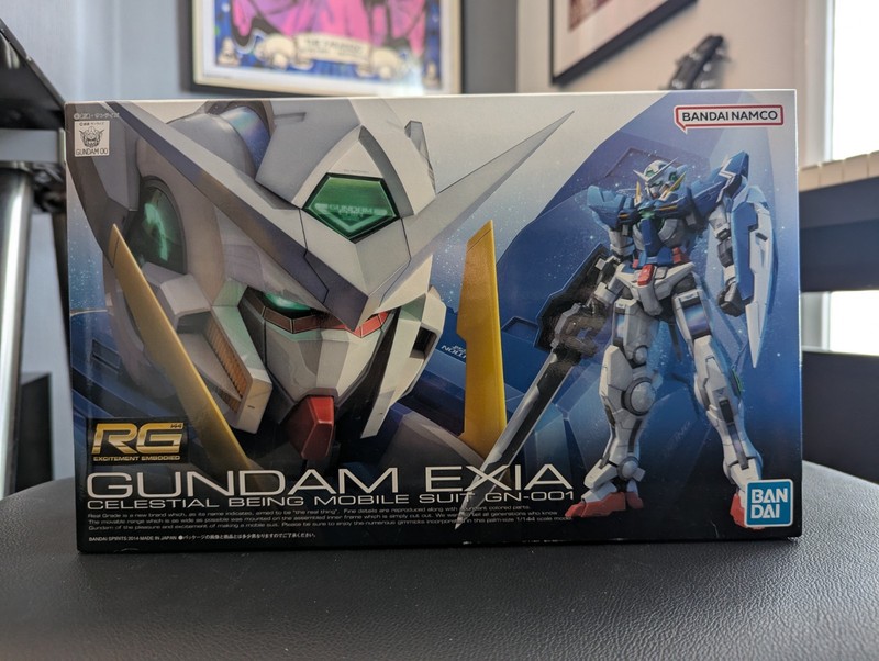 Bandai RG 1/144 Gundam 00 GN-001 Exia Mobile Suit Plastic Model Kit