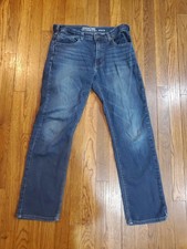 Levi Signature Jeans Boys 18 Regular Athletic Straight Fit Med/dk Wash Adj Waist