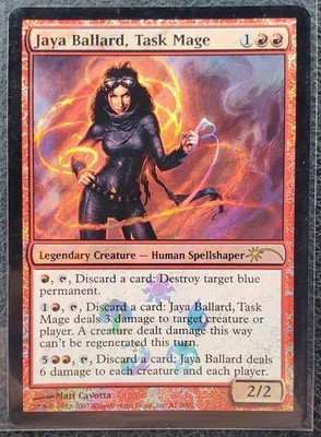 MTG Magic The Gathering- Jaya Ballard, Task Mage Media Promos Foil
