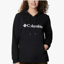 Columbia Women's Logo Hoodie, Nocturnal Navy
