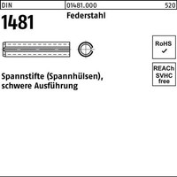 Spannstift Din 1481 4X 60 Federstahl Schwere AusfüHrung 500 StüCk