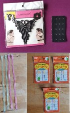 New Anti Slip Lace Bra Straps + Bra Extension 5 Hooks 0x Fashion Body Tape