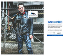 JEFFREY DEAN MORGAN AUTOGRAPH SIGNED 8X10 PHOTO WALKING DEAD NEGAN ACOA