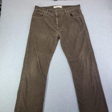 Levi's Pants Mens 36x32 Brown 505 Straight Fit Corduroy 5 Pocket Casual