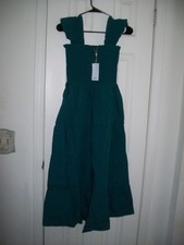 Women's Size M Smocked Midi Dress NEW by Quince
