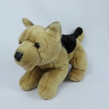 Vintage Toys R Us Animal Alley German Shepherd Dog Realistic Plush 13" Toy