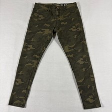 The Jegging Mid Rise Camo Skinny Jeans Womens 8 Stretch Military Print