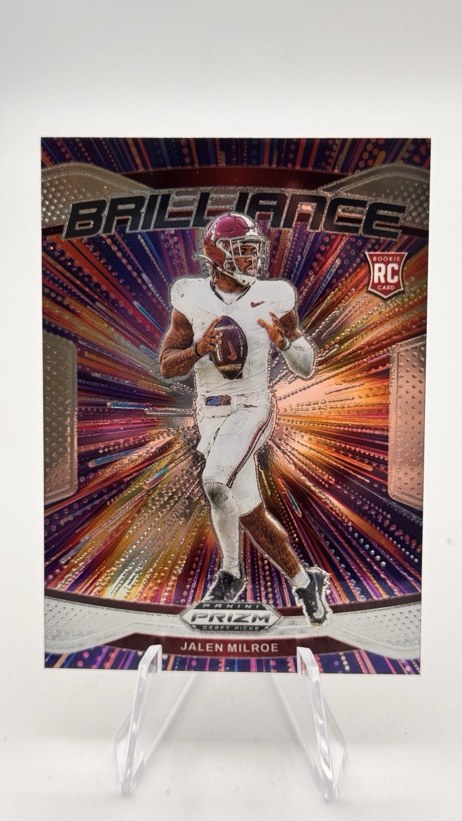 2025 Panini Prizm Draft Picks - Brilliance Jalen Milroe #9 (RC)